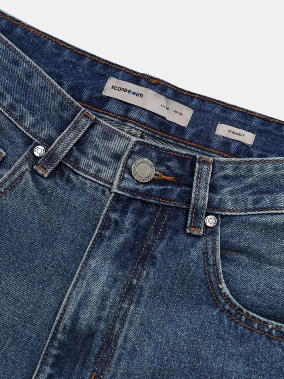 Quần Jeans Nam ICONDENIM Stonefade Form Straight QJID0304