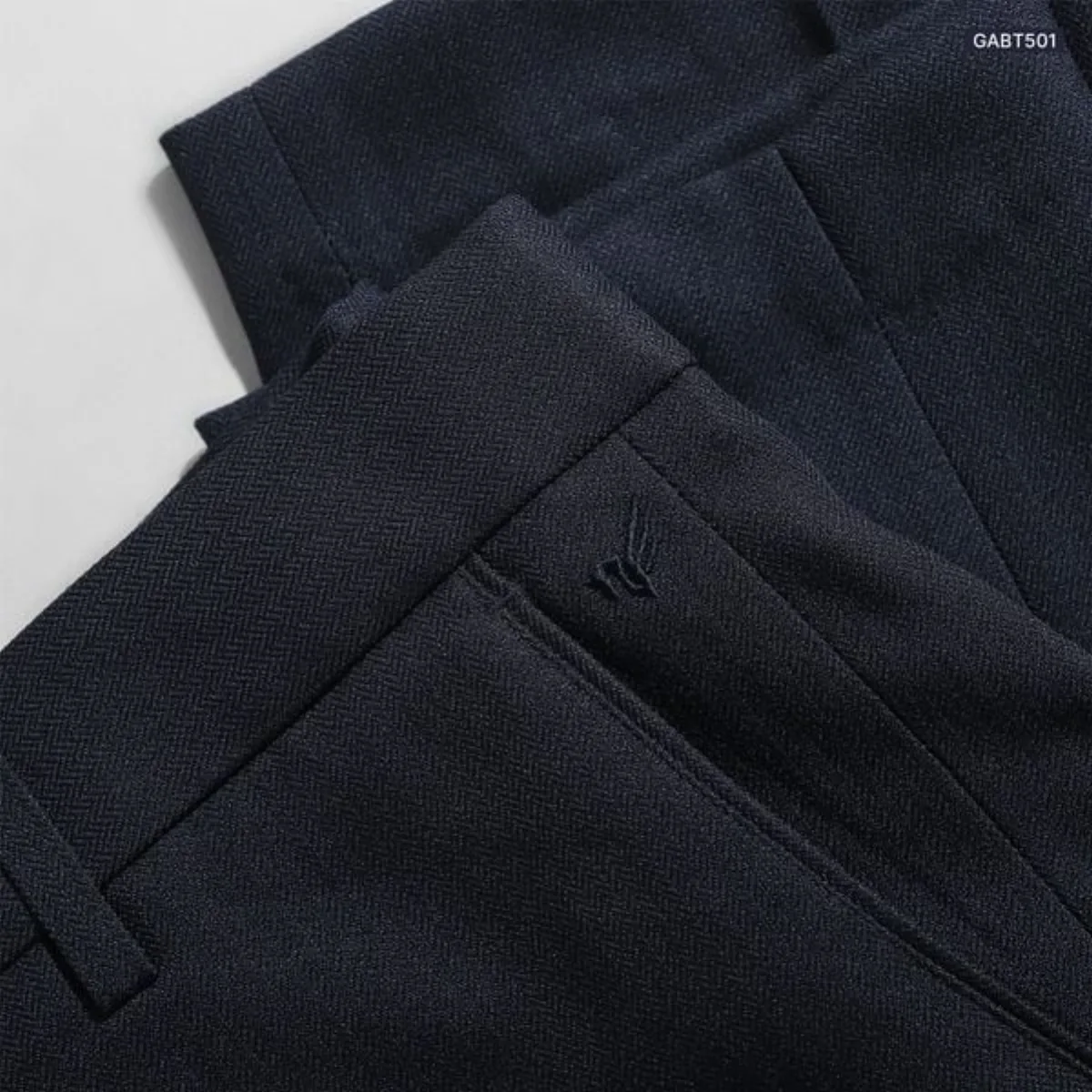 Quần âu PREMIUM TROUSERS TORANO slimfit trơn cạp trơn thêu logo háng khuẩn và chống bám bẩn GABT501