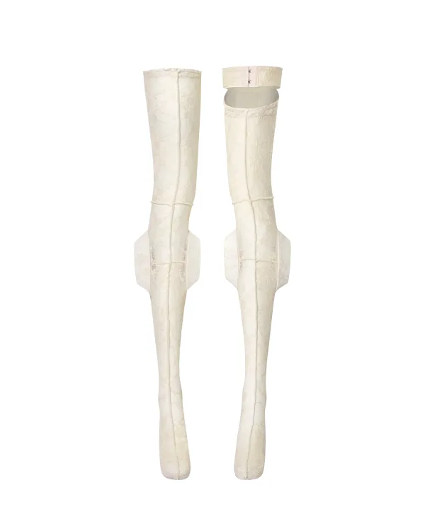 TAN LACE GEN TIGHTS