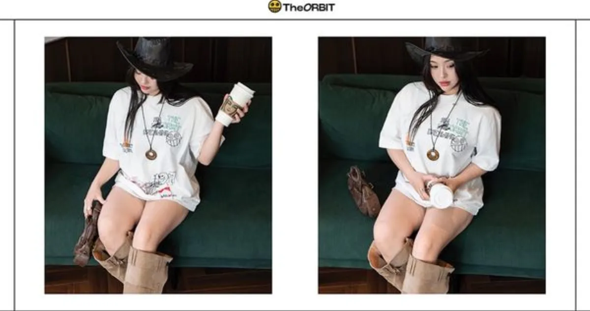 Áo Thun Năm Nữ The ORBIT DREAM SKETCH - Local Brand Chính Hãng