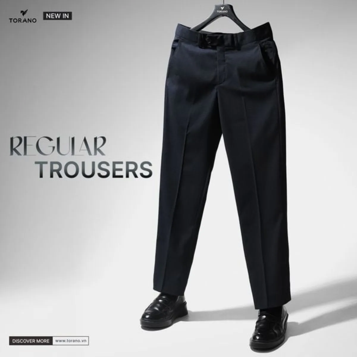 Quần âu REGULAR TROUSER TORANO regularfit trơn phom regular fit vừa vặn, tôn dáng GABT004