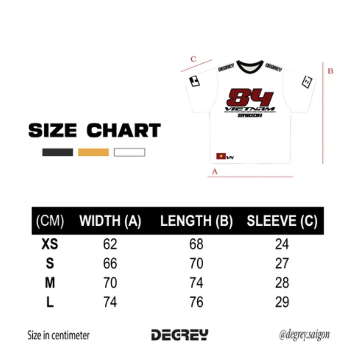 Áo thun Degrey Jersey Striker 84 cổ tim in hình thời trang thể thao