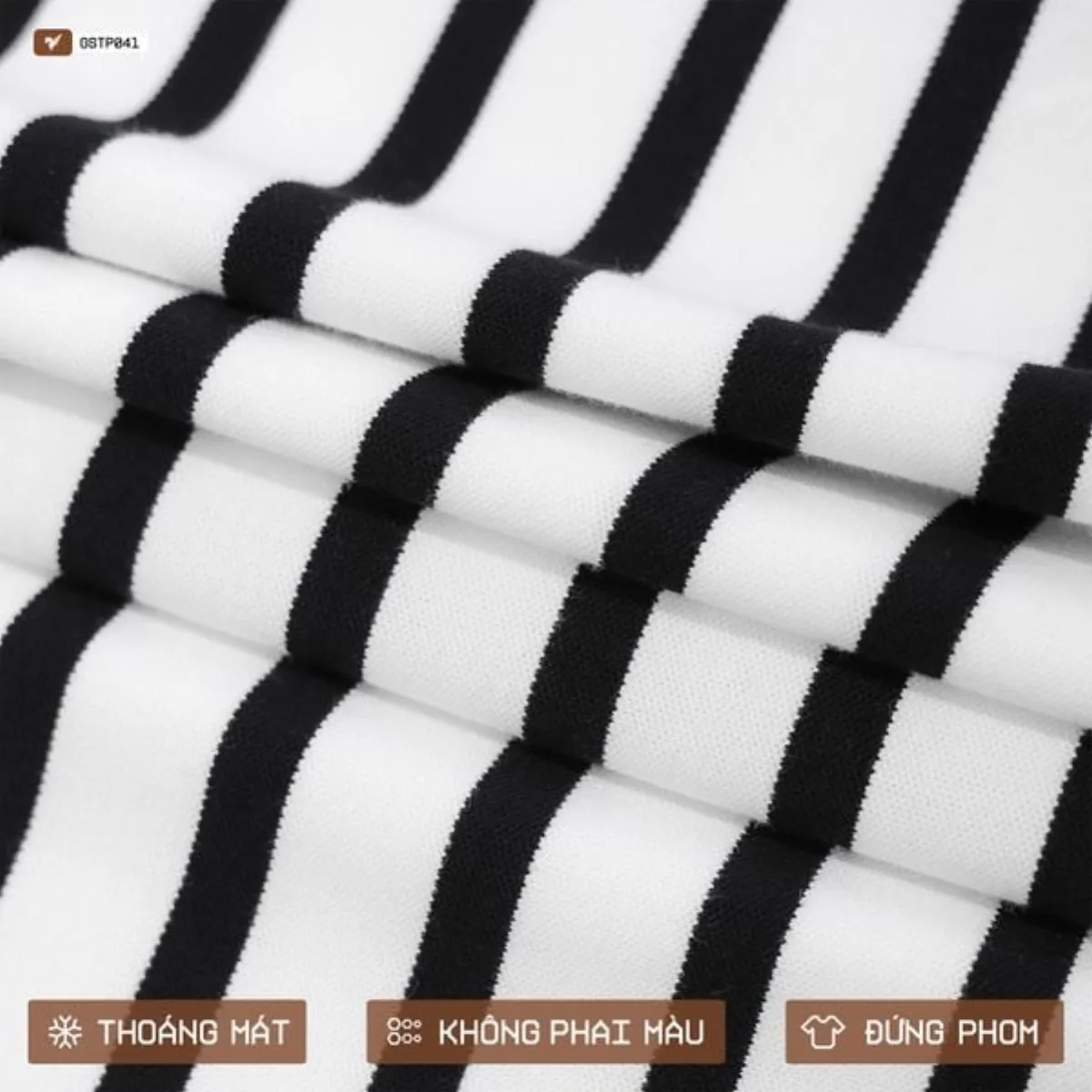Áo polo PREPPY POLO TORANO kẻ ngang in logo ngực thanh lịch, trẻ trung GSTP041