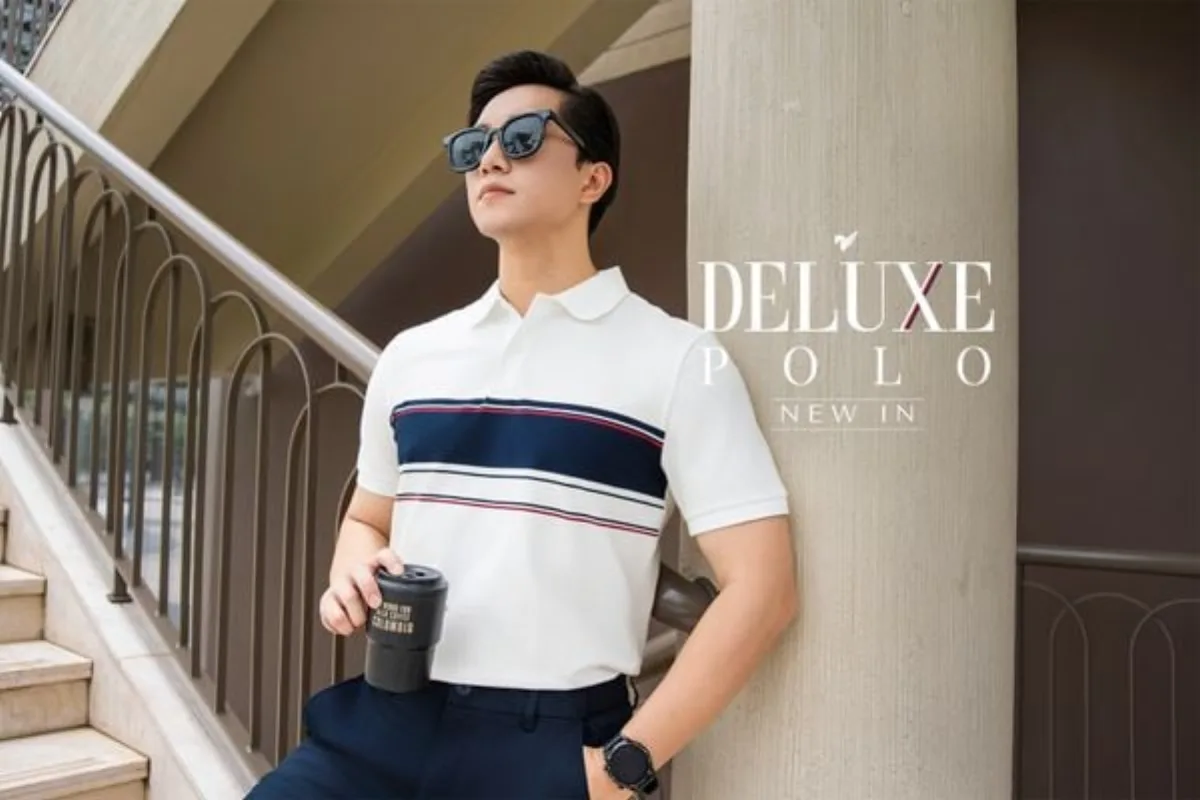 Áo polo DELUXE POLO TORANO kẻ bo tay phối màu thời trang, lịch sự và trẻ trung GSTP042