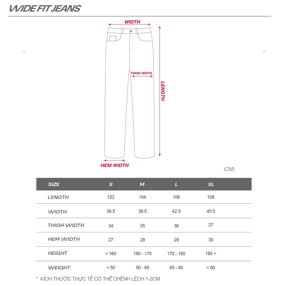 Quần Jeans NEEDS OF WISDOM Wide Fit Jeans - Black - Local Brand Chính Hãng