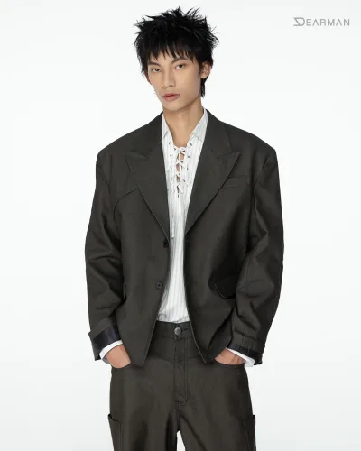 RICKEY BLAZER-SAGE GREEN
