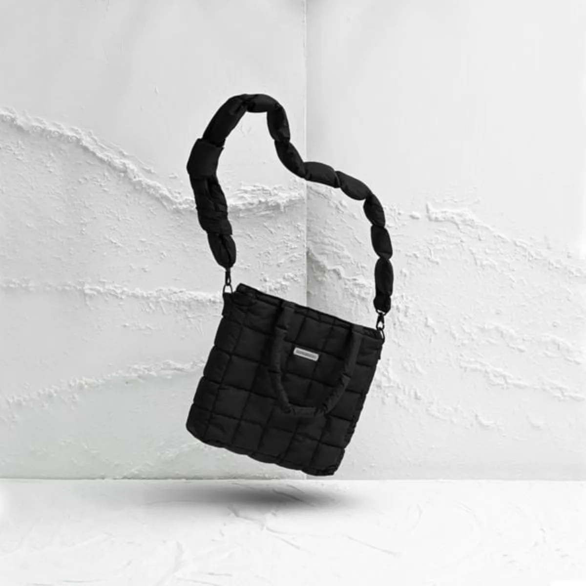 Túi Tote Chần Bông SAIGON SWAGGER® NOIR PUFFER TOTE BAG