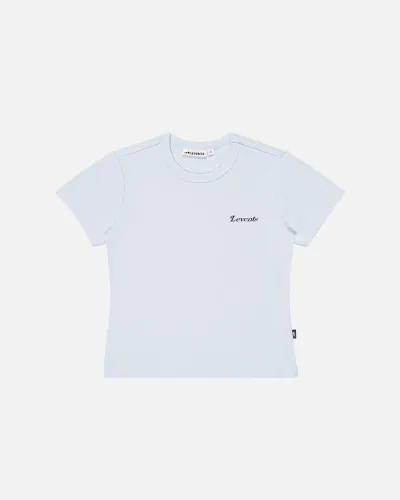 Levents® Serif Logo Slim Fit Tee