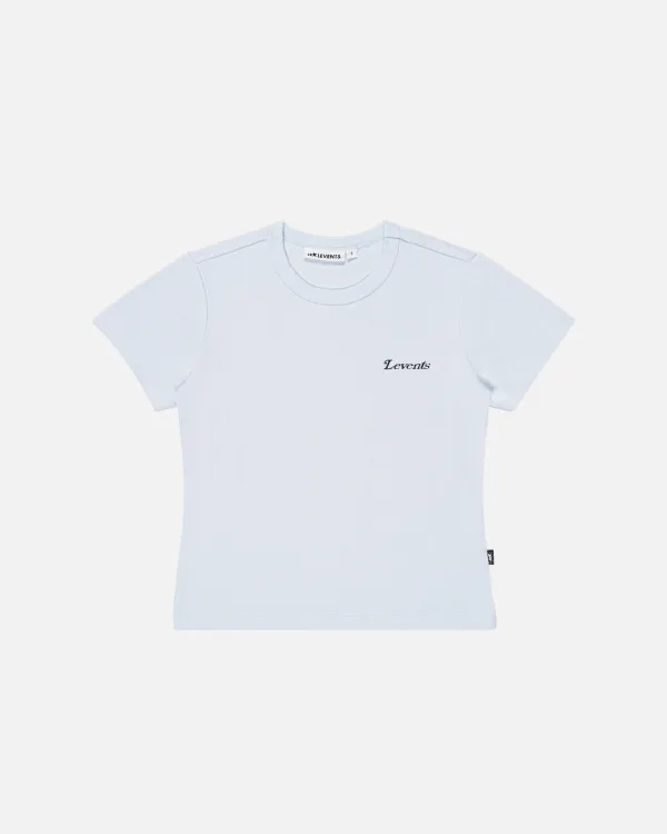 Levents® Serif Logo Slim Fit Tee