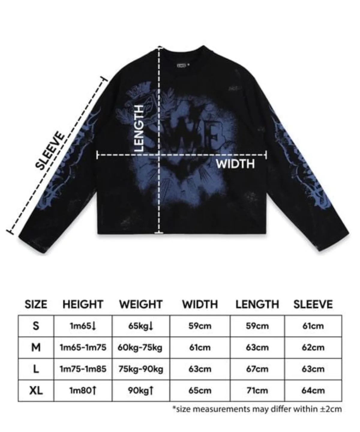 ÁO SWE ROYAL WAFFLE L/S TEE - BLACK
