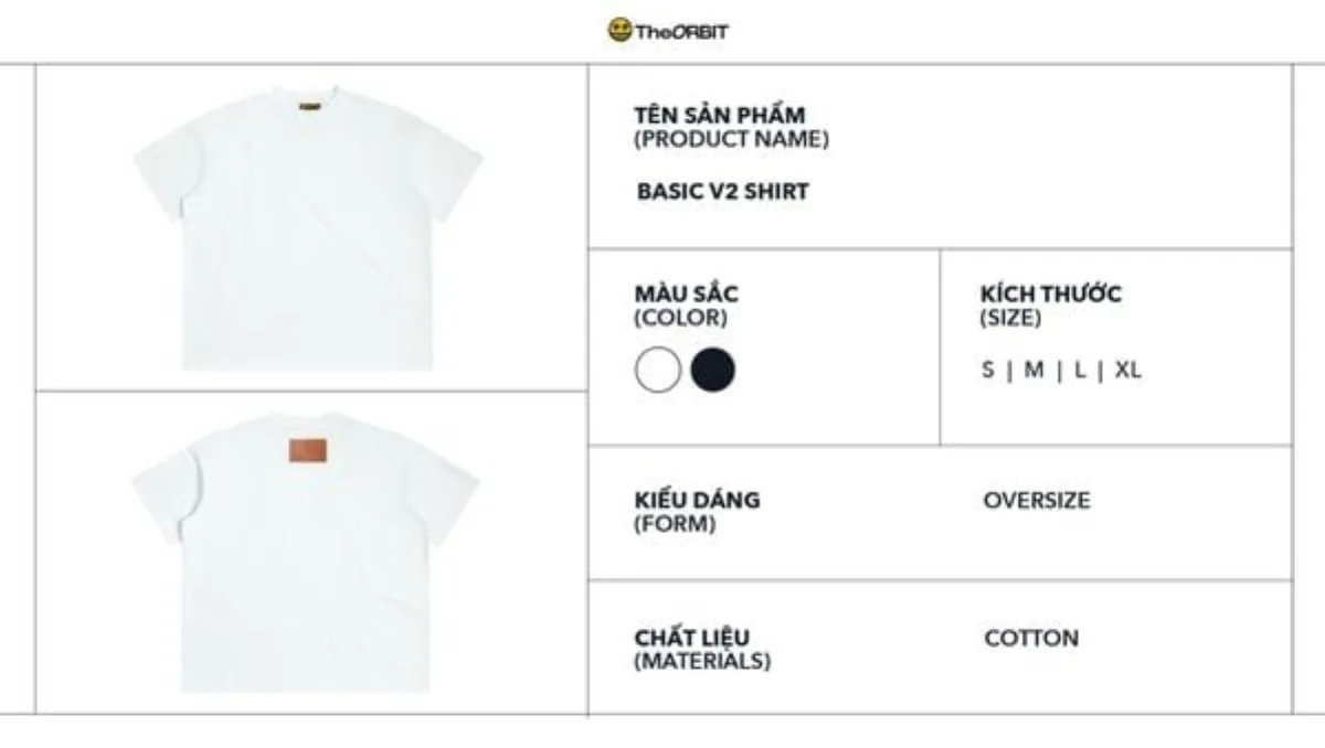 Áo Thun Nam Nữ The ORBIT BASIC V2 SHIRT - Local Brand Chính Hãng