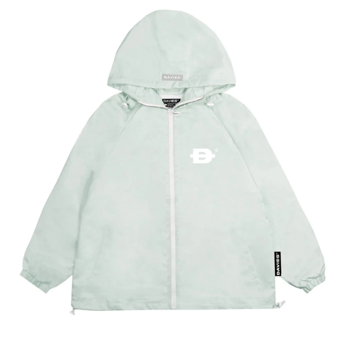 Áo khoác dù nam nữ form rộng DAVIES  có nón màu đen, xám Hooded Basic Jacket local brand | D25-AK1