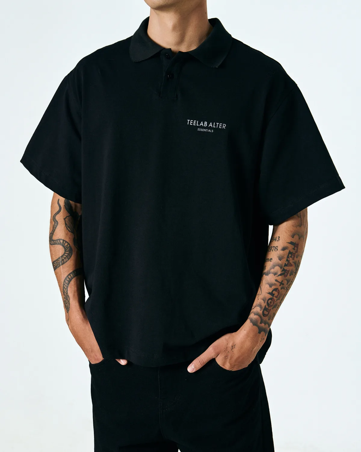 Áo Polo Teelab Alter Oversized Cotton Essentials Polo AP075
