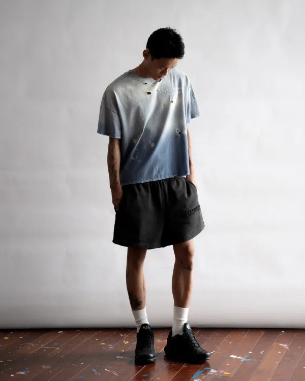 SSMA RUST DISTRESS T-SHIRT - BLUE