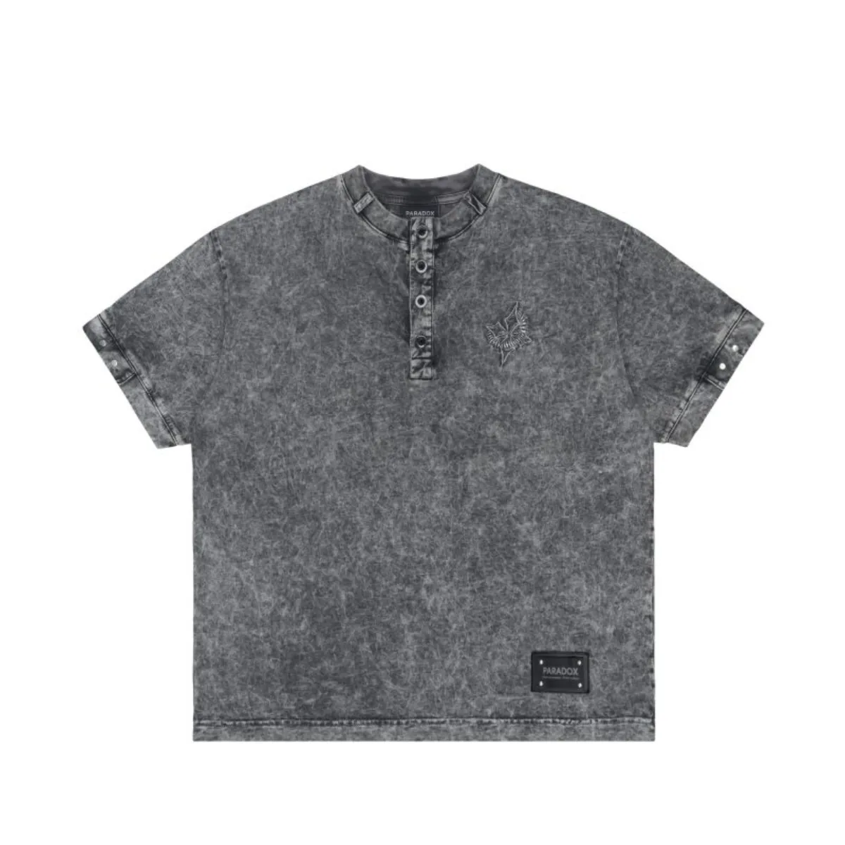 Áo thun form Oversize SILVER BUTTON TEE Cotton PARADOX AT6P0478