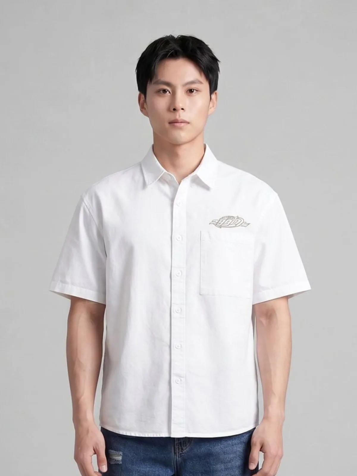 Áo Sơ Mi Nam ICONDENIM Tay Ngắn Cosmic Draft Form Boxy SMID0372
