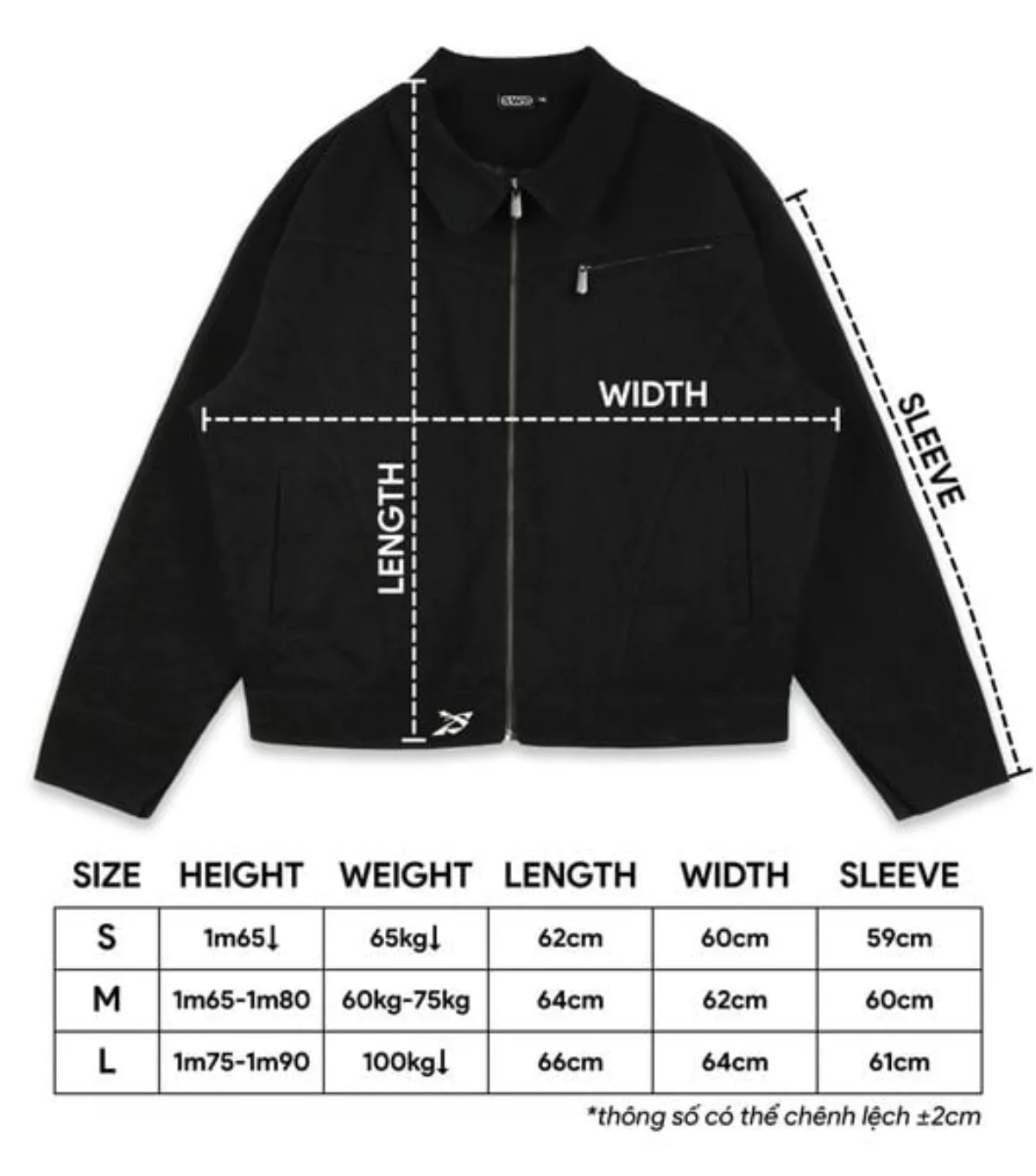 ÁO SWE SCRIPT JACKET - BEIGE