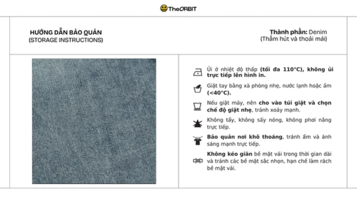 COMBO ORBIT Áo BASEBALL DENIM JERSEY + Quần ORBIT Denim Short - Local Brand Chính Hãng