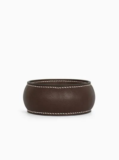 Aion Bangle in Leather
