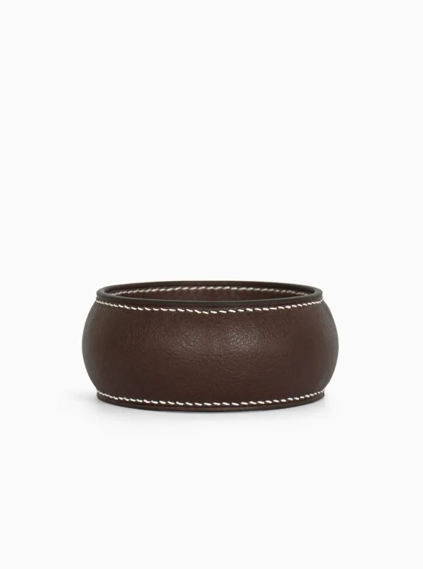 Aion Bangle in Leather