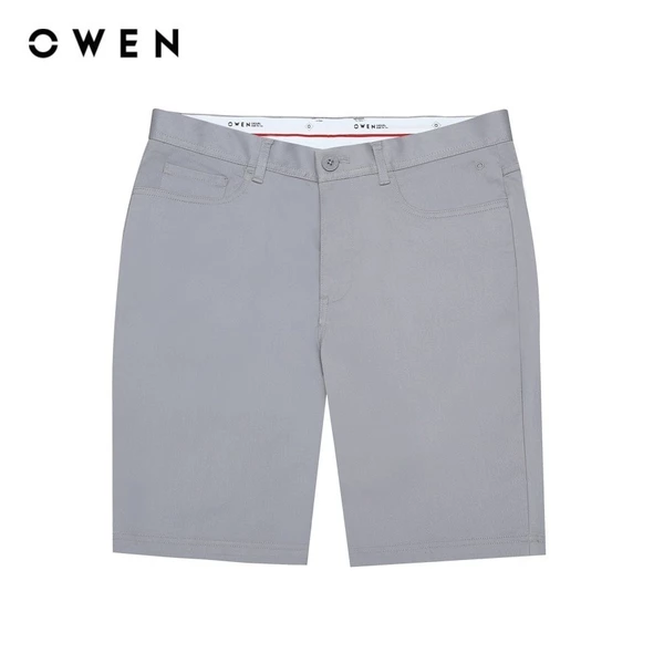 OWEN - Quần short Slim Fit SK241376 màu Xám chất liệu Renu