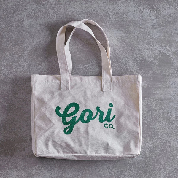 Túi Tote Vải Đeo Chéo Gori Bag New Màu Ngà Chất Liệu Cao Cấp