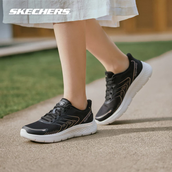 Giày Thể Thao Nữ Skechers Slip-Ins GOwalk Flex Farrah Đi Bộ - 125509-BKRG Air-Cooled Memory Foam