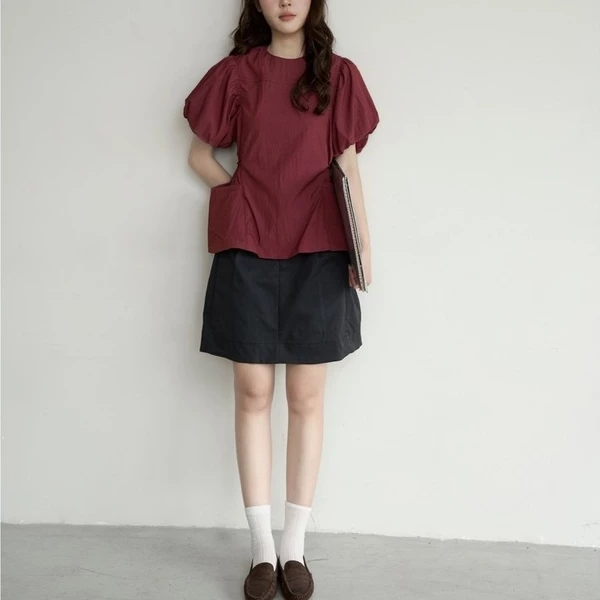 DOB - Chân váy nữ xếp ly phong cách Hàn | Pao Skirt |