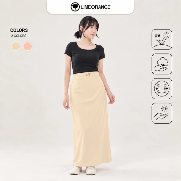 Váy chống nắng, chống UV Nữ LIMEORANGE Hardskin 3 vải kháng khuẩn JO25640001