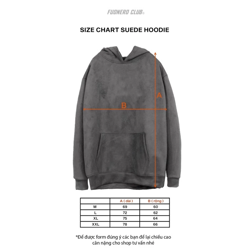 Áo hoodie da lộn Fuonero FNC thêu sang xịn mịn v3.0 ( Suede Hoodie )