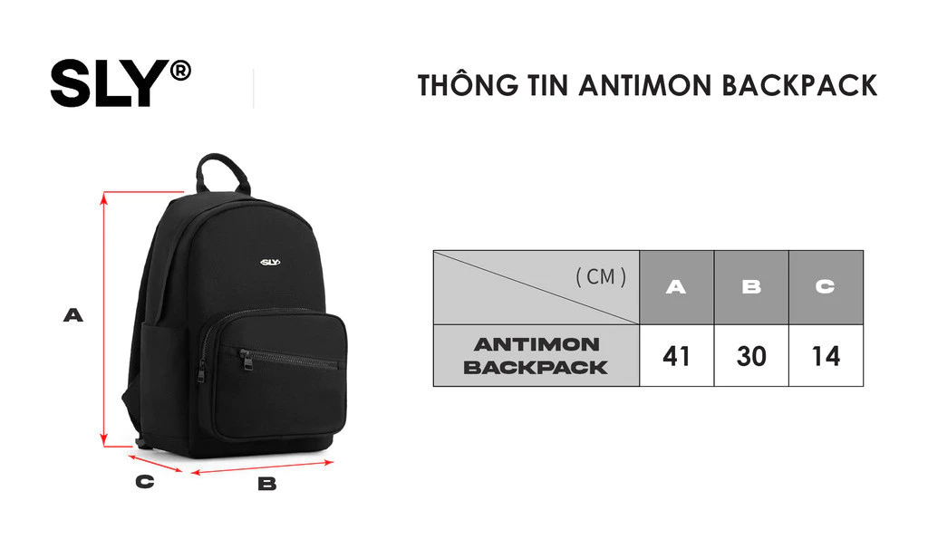 Balo canvas SLY Antimon Casual