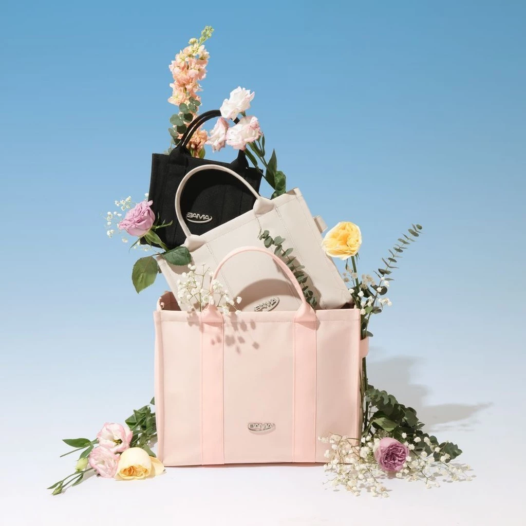 Túi tote đeo chéo nữ BAMA New Basic Totes NB805-S chống nước nhiều ngăn vải canvas đi làm đi chơi