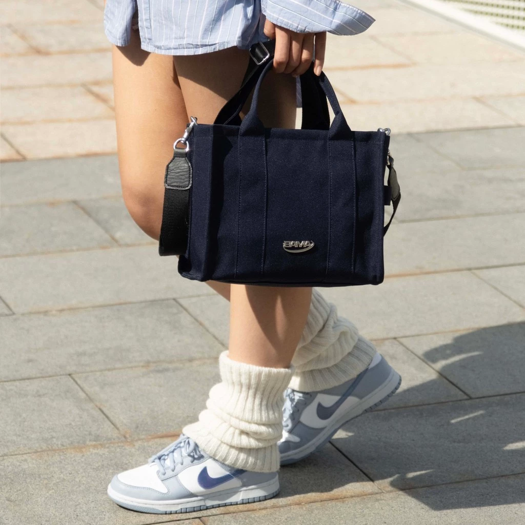 Túi tote đeo chéo nữ BAMA New Basic Totes NB805-S chống nước nhiều ngăn vải canvas đi làm đi chơi
