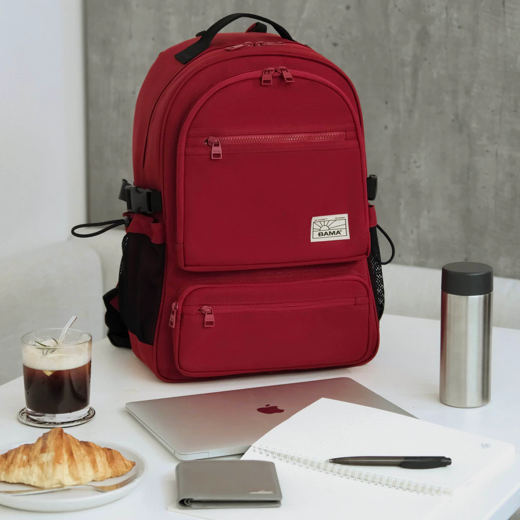 Balo nam nữ đi học đi làm BAMA New Basic Backpack NB114 chống nước nhiều ngăn đựng laptop 13 14 15 inch
