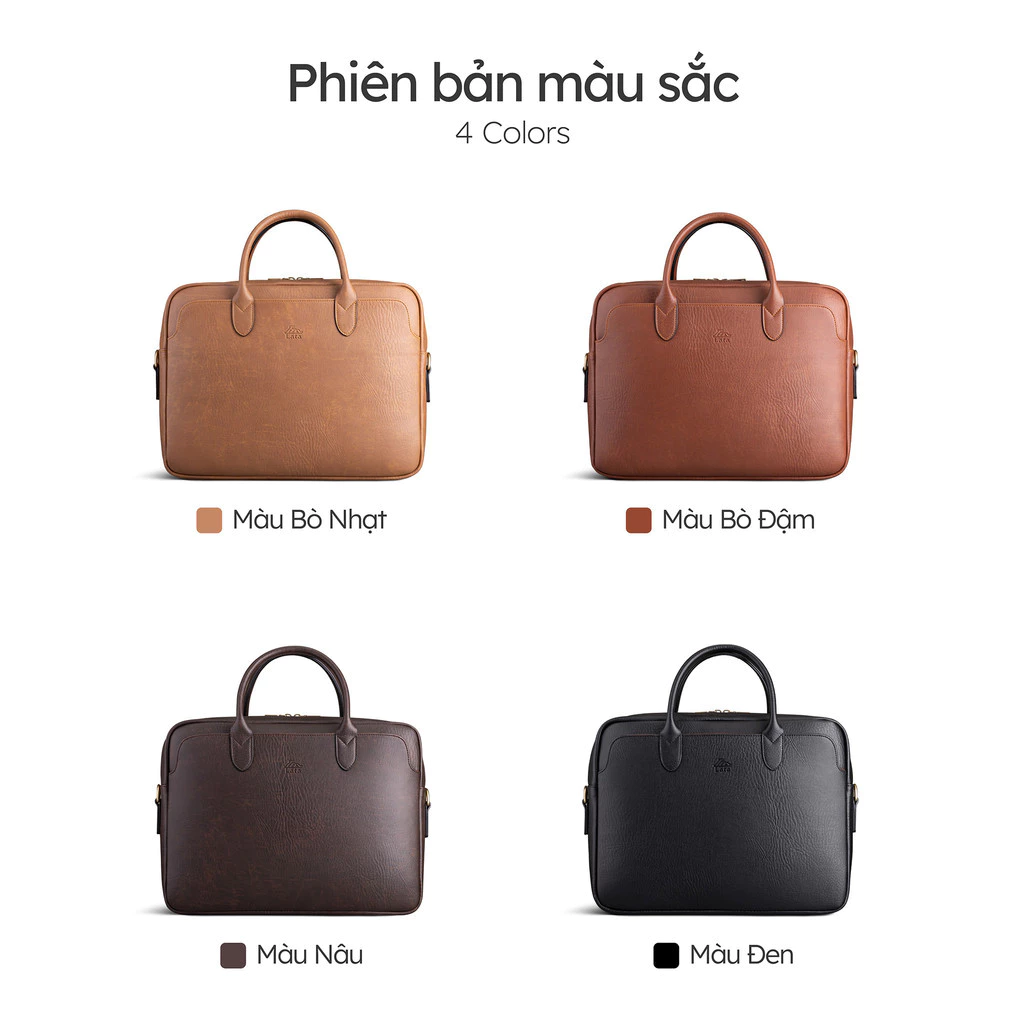 Cặp Công Sở Lata (Thời trang nam basic - Cặp da CA41)
