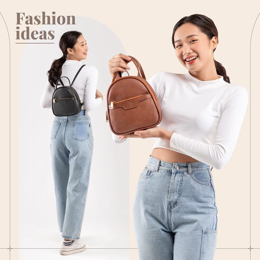 Balo Lata (Thời trang nữ công sở cỡ nhỏ - Balo da BAL56)