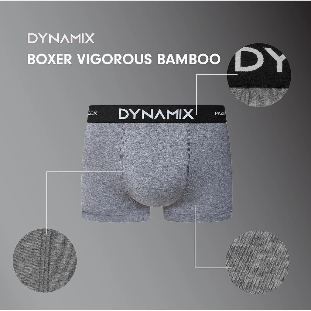 Quần lót boxer VIGOROUS BOXER BAMBOO Chất bamboo thoáng mát PARADOX BO4P1288