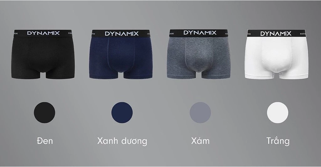 Quần lót boxer VIBRANT BOXER COTTON Chất côtton dày dặn PARADOX BO4P1289