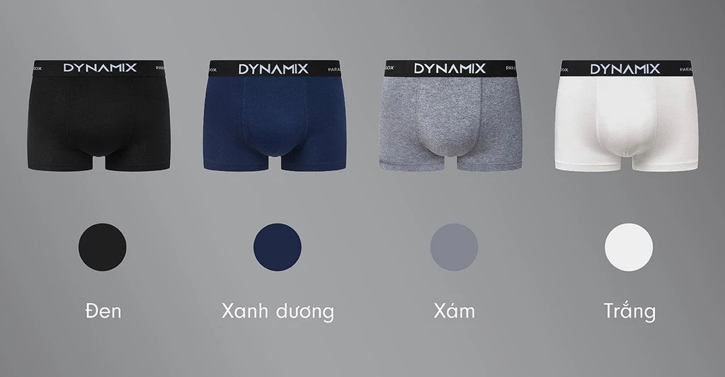 Quần lót boxer VIGOROUS BOXER BAMBOO Chất bamboo thoáng mát PARADOX BO4P1288
