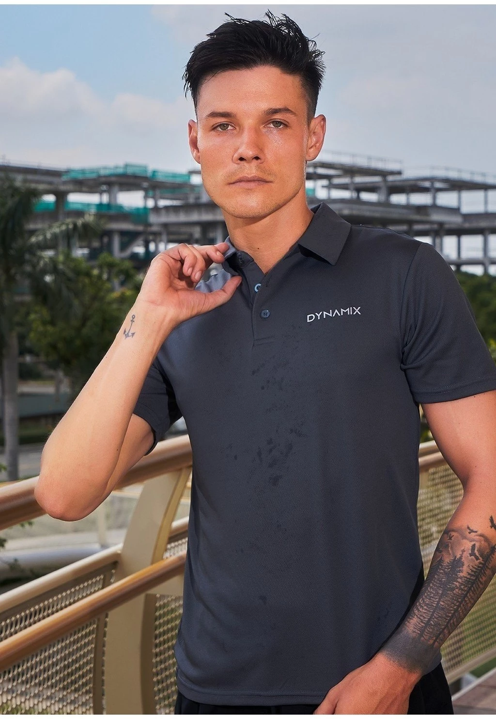 Áo thun FRESH POLO NAVY Poly PARADOX AT4P1284