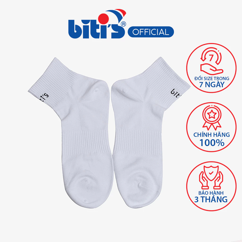 Combo 2 Vớ Nam Biti's ASMG00080TRG ( Trắng/xám)