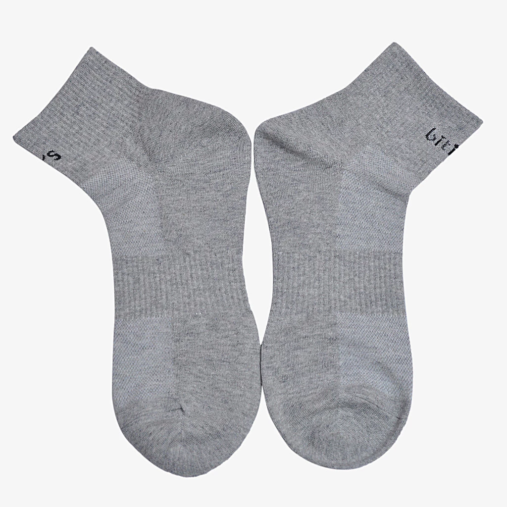 Combo 2 Vớ Nam Biti's ASMG00080TRG ( Trắng/xám)