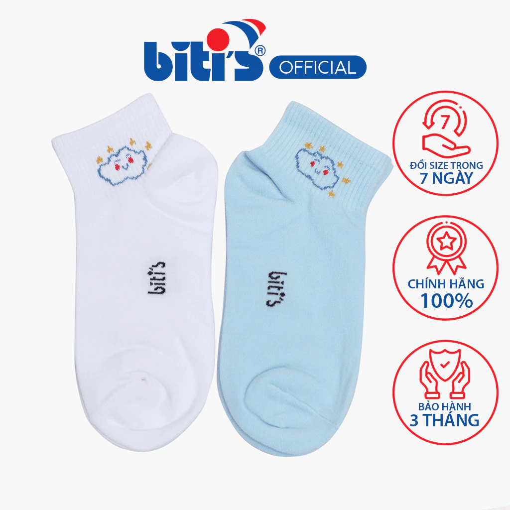 Combo 2 Vớ Nữ Biti's ASWG00070TRG ( Trắng )