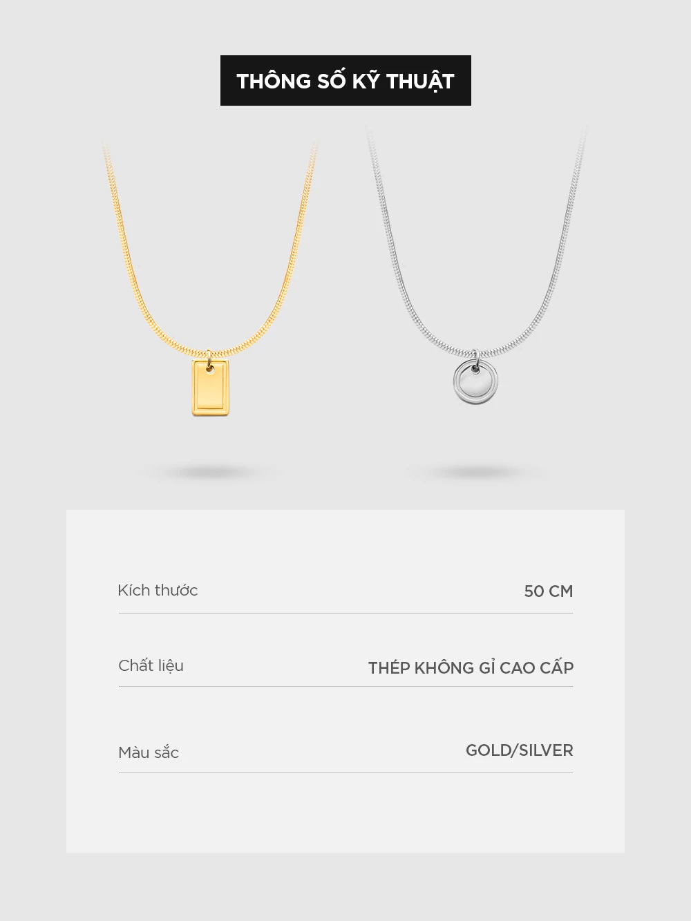 Bộ sưu tập vòng cổ nam "URBANE" collection -  - Trang Sức Phong Cách, Tinh Tế - Chất Liệu Thép Không Gỉ