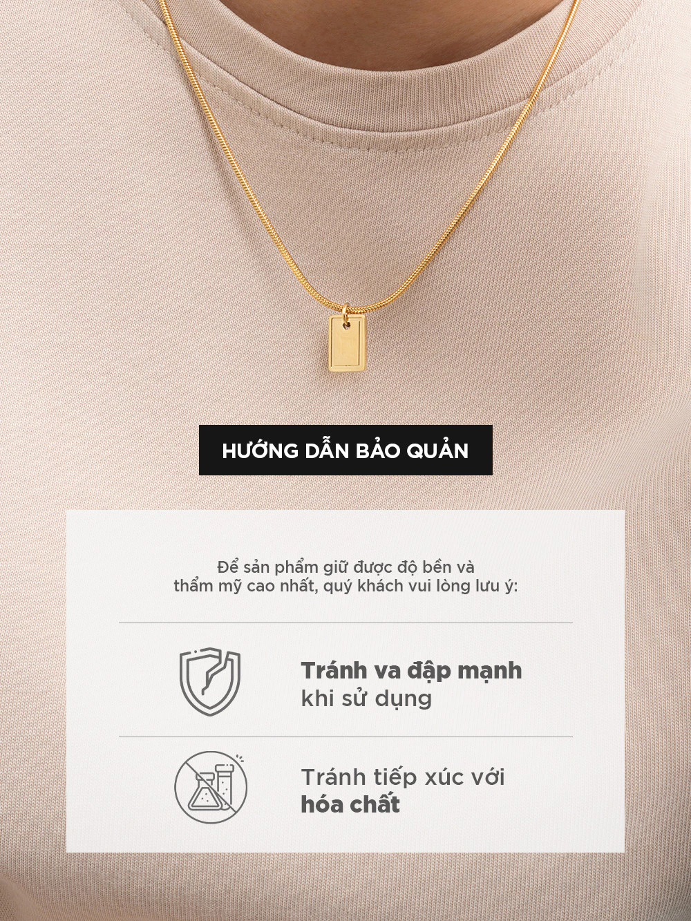 Bộ sưu tập vòng cổ nam "URBANE" collection -  - Trang Sức Phong Cách, Tinh Tế - Chất Liệu Thép Không Gỉ
