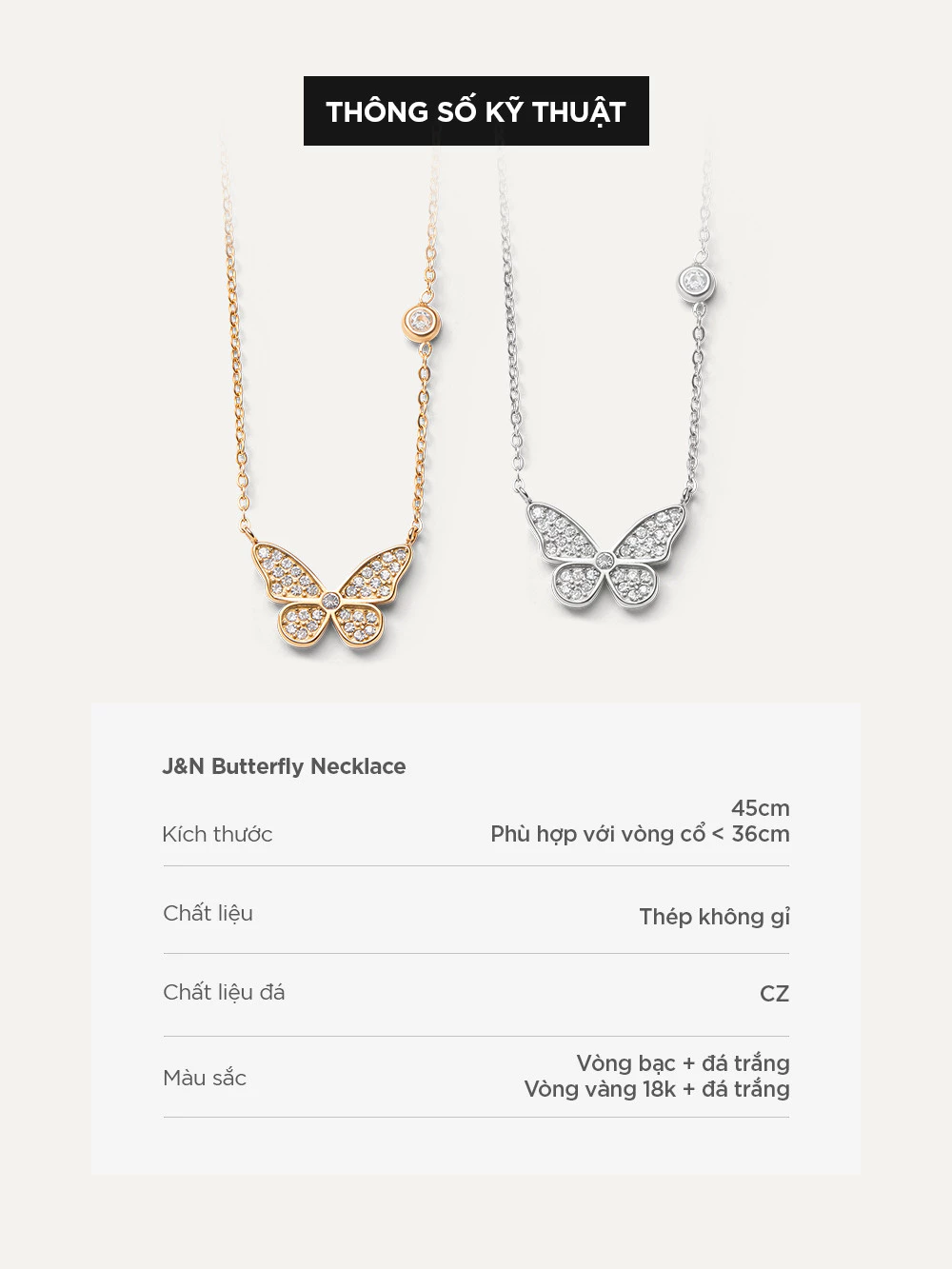 Curnon x Jazzy&Narl Collaboration Collection - Bộ Sản Phẩm Vòng Tay, Dây Chuyền, Bông Tai Nữ - Chất Liệu Thép Không Gỉ