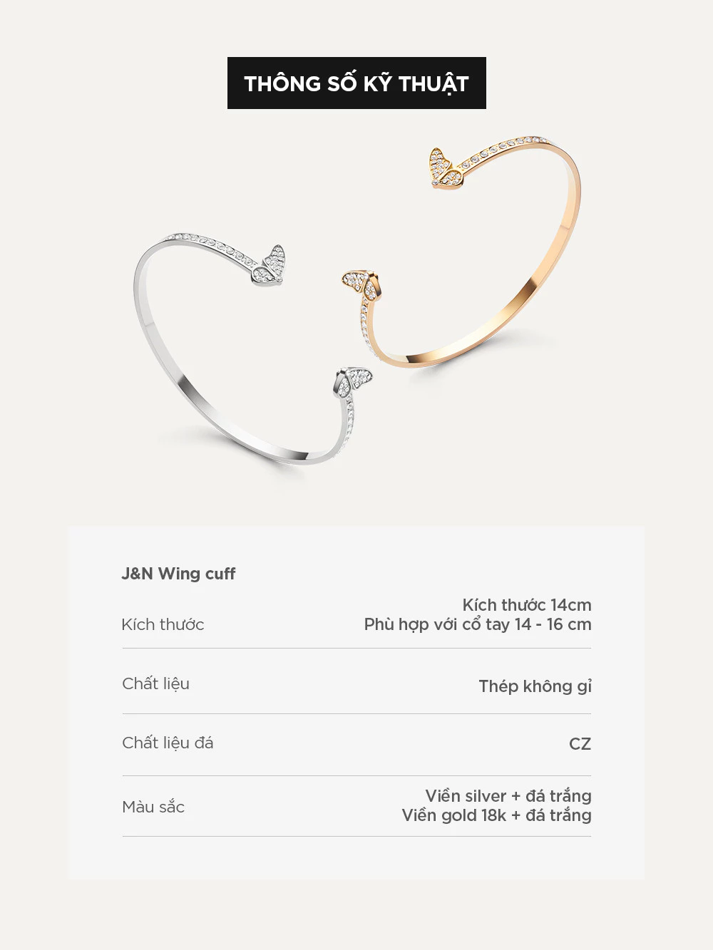 Curnon x Jazzy&Narl Collaboration Collection - Bộ Sản Phẩm Vòng Tay, Dây Chuyền, Bông Tai Nữ - Chất Liệu Thép Không Gỉ