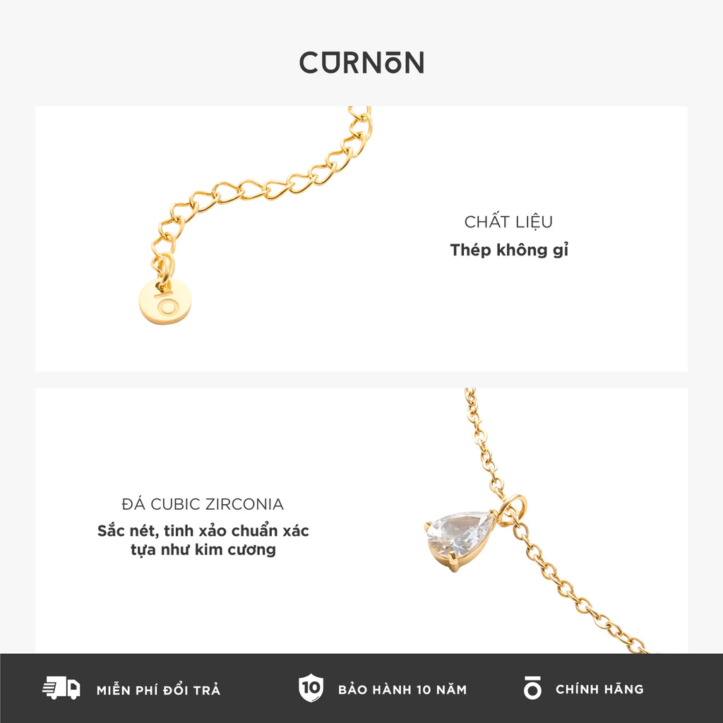 Bộ sưu tập vòng cổ nữ Curnon "Lumière" Collection - Trang Sức Phong Cách, Tinh Tế - Chất Liệu Thép Không Gỉ