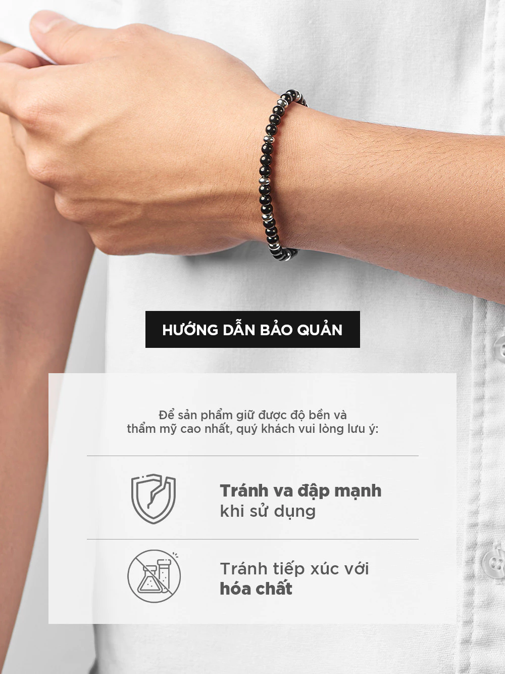 Vòng Tay Nam Curnon Ethan - Trang Sức Vòng Bi Phong Cách, Tinh Tế - Chất Liệu Thép Không Gỉ - Phù Hợp Mọi Phong Cách