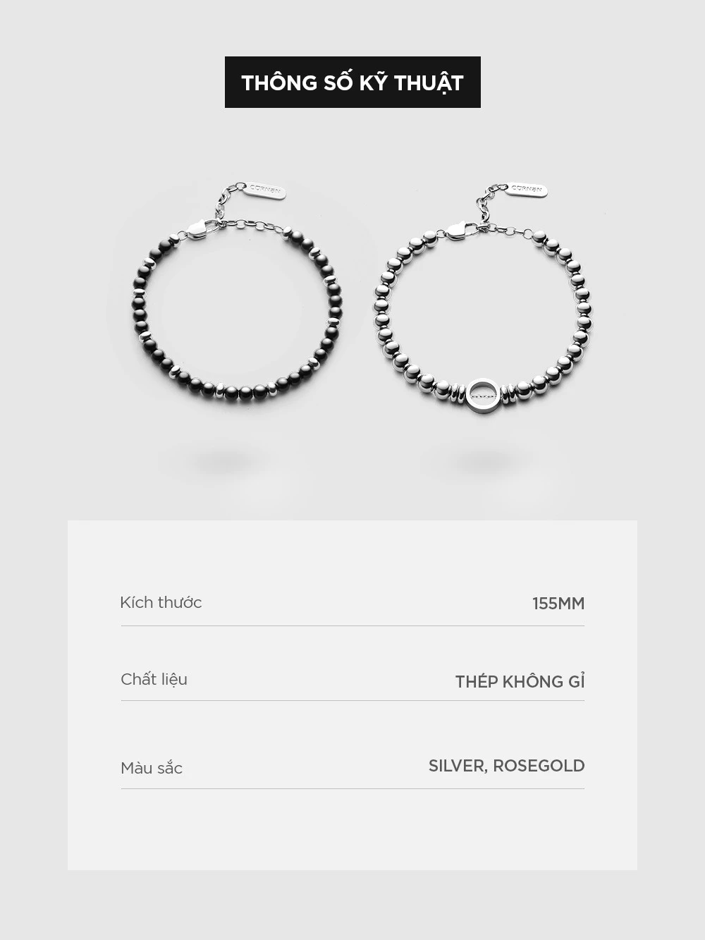 Bộ Sưu Tập Vòng Tay Nam Curnon Ardor Bracelet - Trang Sức Vòng Bi Phong Cách Cá Tính, Tinh Tế, Thời Trang